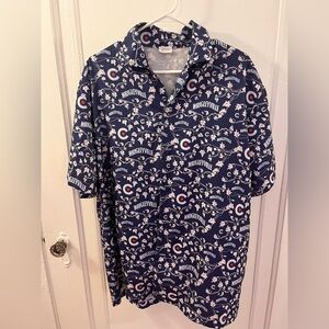 Chicago Cubs promotional button-down